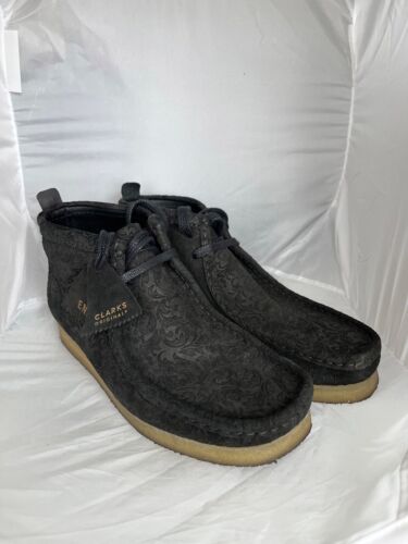 Clarks x Wutang Wallabee WW - Black Suede Black / 10.5