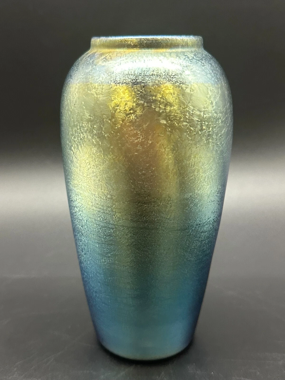 Vintage small mahogany Vase