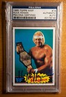 1985 Topps WWF Hulk Hogan Signed AUTO RC Rookie PSA/DNA