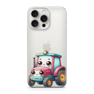 Handyhülle Traktor rosa 370 Schutz Cartoon iphone 7PLUS / 8PLUS