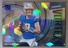 2021 Panini Donruss Football SSP* Justin Herbert (Cubic) Vortex #'d 11/50. 🔥📈 