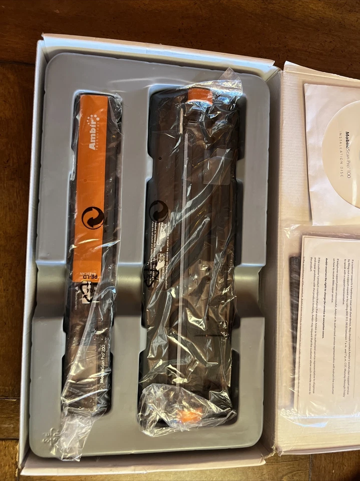 Ambir Mobilescan pro 100 Wand WS100-PM Stand Mobile Scanner Kit Bundle Brand New - Image 3 of 4