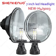 Pair 7 Inch Round Led Headlights Hilo Beam Drl Dot For Chevy Truck Camaro C10