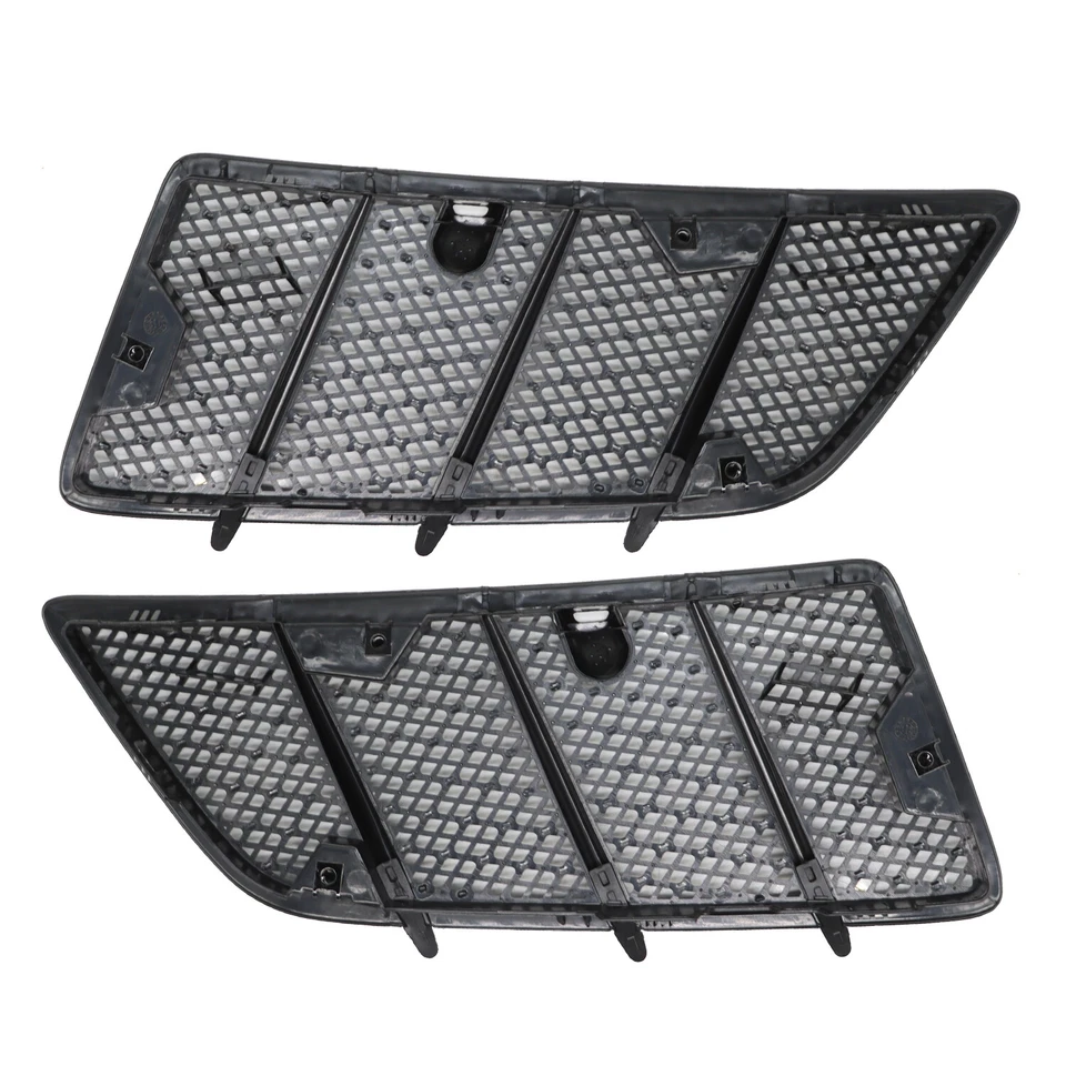 Pair Hood Air Vent Grille Cover For 08-11 Mercedes-Benz W164 GL ML Class 350 450 - Image 4 of 4