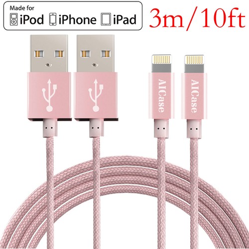3M USB Charging Cable Braided Fast Charger for Apple iPhone 14 13 12 Pro Max 8 7 - Picture 13 of 14