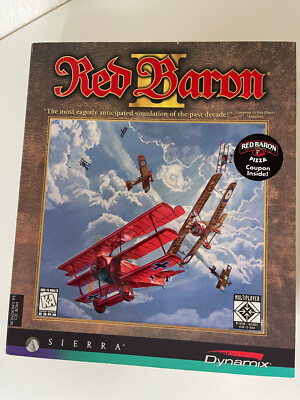 RED BARON II (2) - PC Big Box - NEU - SEALED - NO WATA/VGA - VERY GOOD CONDITION