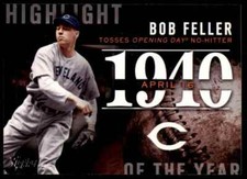 2015 Topps Update Highlight of the Year #H-65 Bob Feller Cleveland Indians