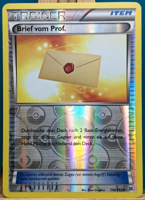 POKEMON - Turbostart - Brief vom Prof. - 146/162 - REVERSE HOLO - deutsch