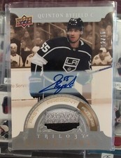 Quinton Byfield 2022-23 Upper Deck Trilogy GENERATIONS Rookie PATCH Auto 12/15