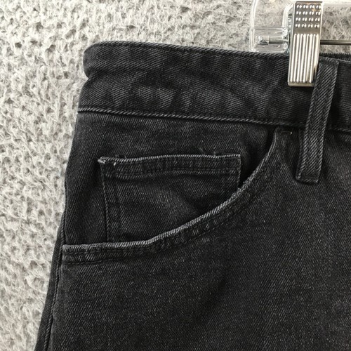 Ava & Viv Bermuda Short Pants Womens 22 Black Denim High Rise Zip Fly Casual - Picture 4 of 19