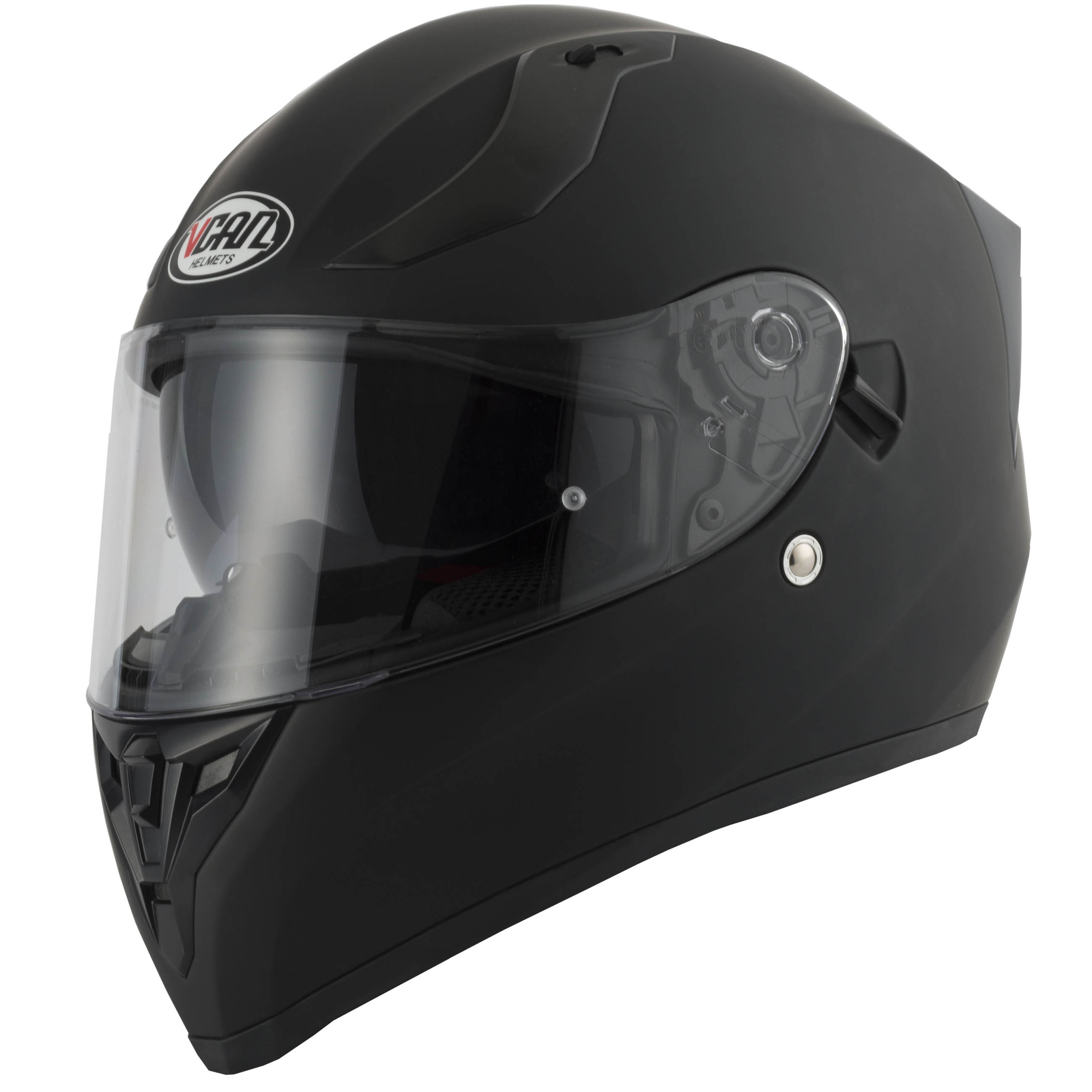 Vcan V128 Matt Black XS (53-54cm) DVS Full Face Motorbike Helmet Motorbike