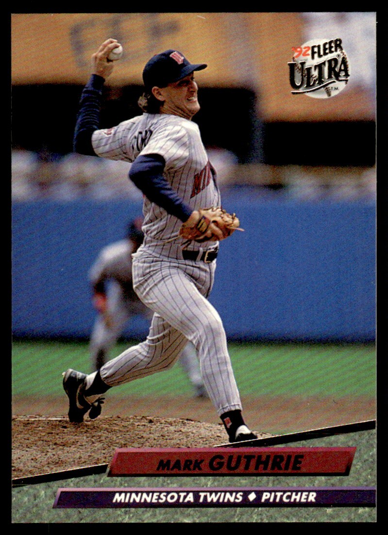 1992 Fleer Ultra #396 Mark Guthrie Minnesota Twins | eBay
