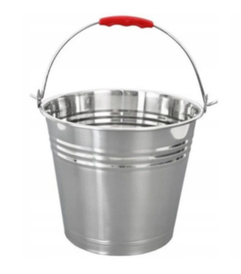 Edelstahleimer Metalleimer Lebensmitteleimer Kücheneimer Eimer Milcheimer - Bild 2 von 4