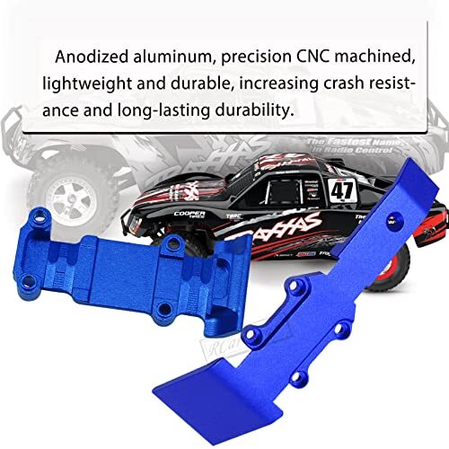 Traxxas 1/16 Mini E-Revo, Mini Slash Aluminum Front Skid Plate - 1Pc G - Foto 10
