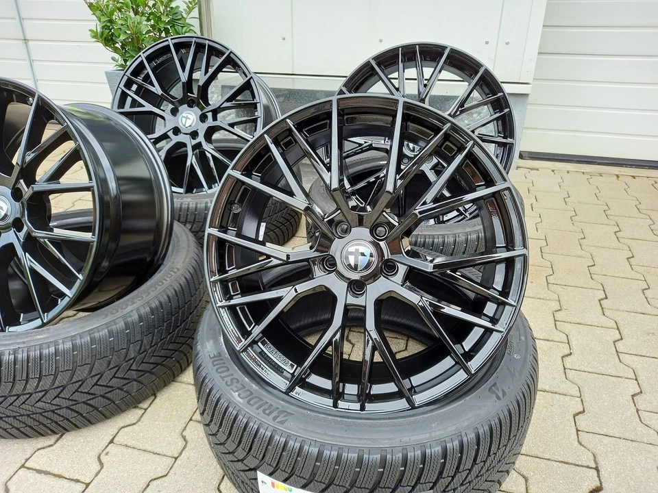 Winterräder Tesla Model Y 20 Zoll 4x Tomason Hankook Reifen 255/40R20 + BLE RDKS - Bild 3 von 3