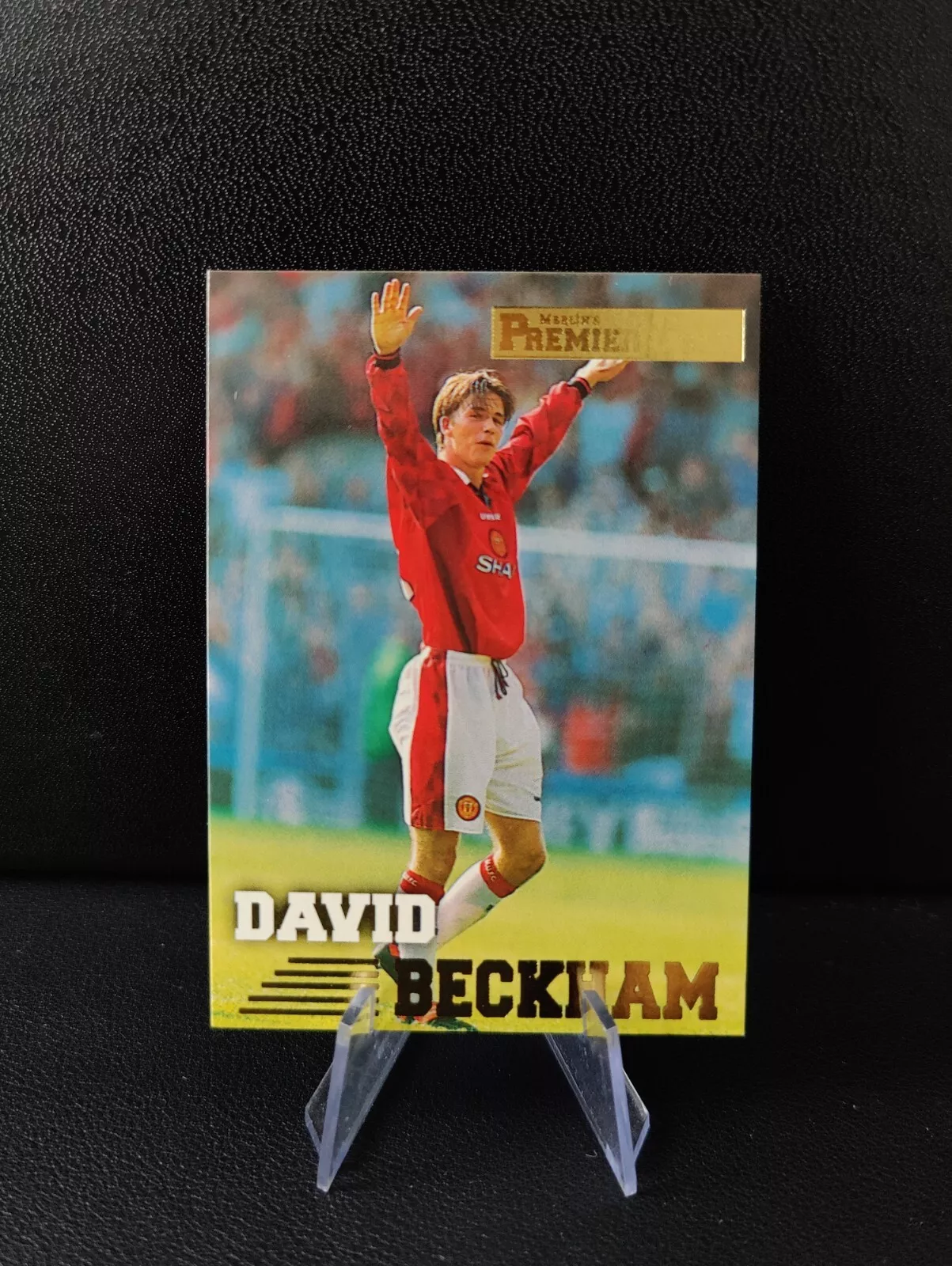 David Beckham trading card