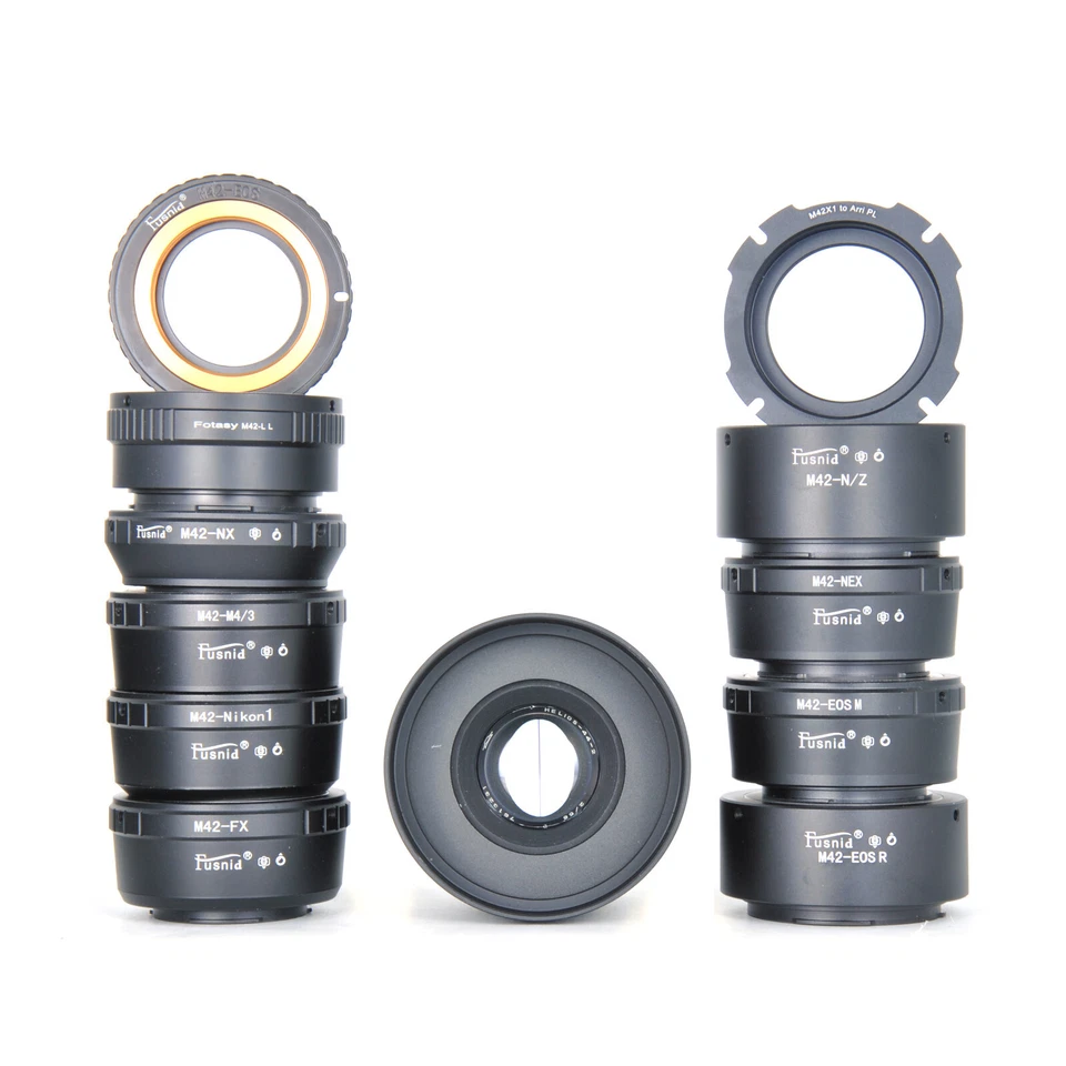 Helios-44-2 58 mm F2 Cine Mod - Bokeh anamórfico neutro y destello para cualquier montaje! Foto 2 de 4