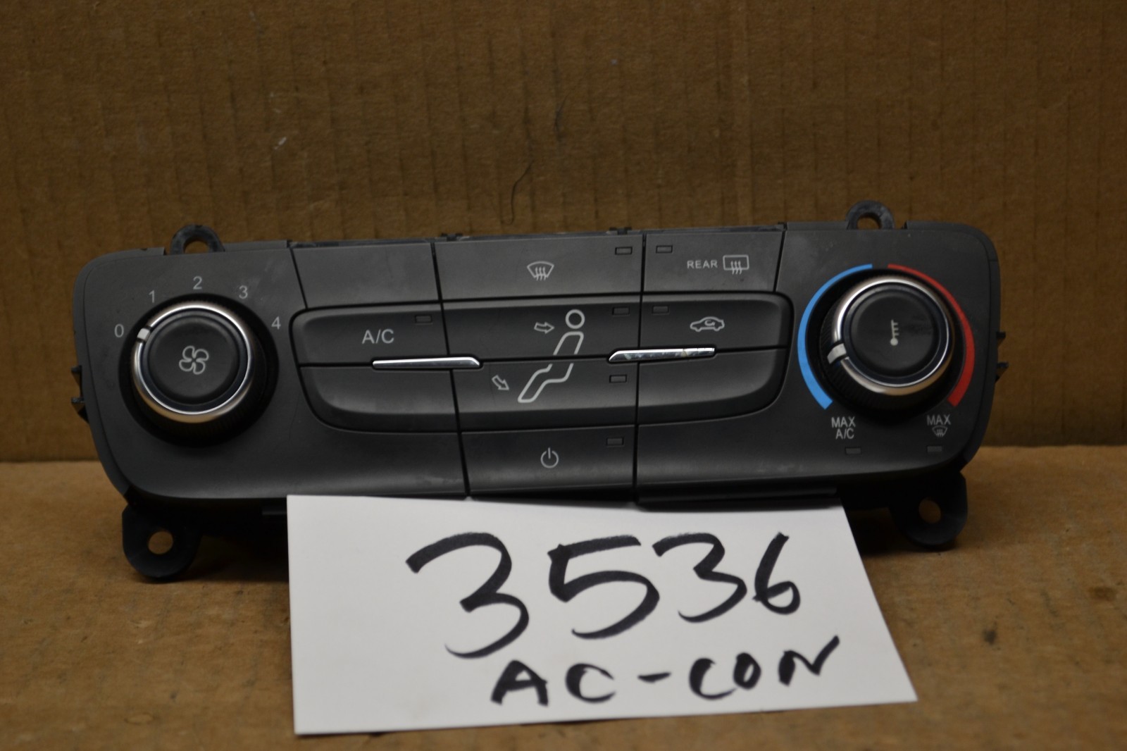 2015 2016 2017 Ford Focus AC and Heater Control Used Stock #3536-AC 