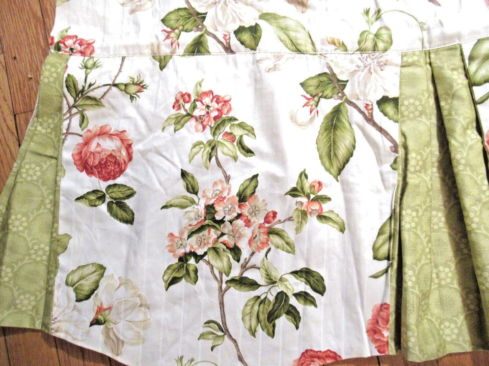 Williamsburg Роза цветочный Peekaboo с подкладкой балдахин 49 «X 21» зеленый ржавчины желтый изящный - Изображение 2 из 4