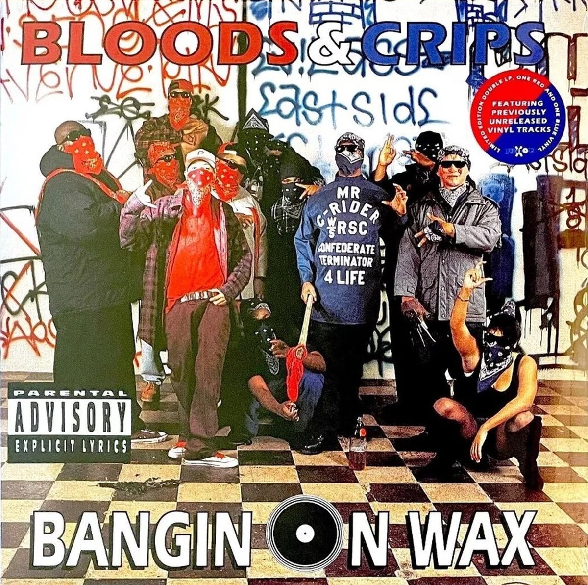 BLOODS & CRIPS *Bangin On Wax* RSD Limited Ed. RED & BLUE 2xLP