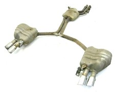 Original Audi S5 S5 8T Sportback Duplex Abgasanlage Auspuff mit Chrom Endrohren