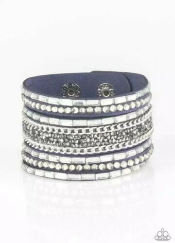 Blue wrap bracelet paparazzi deals