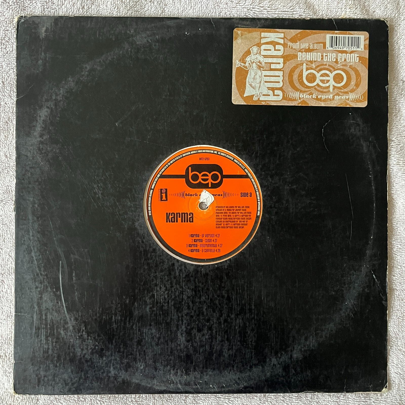 Karma [Single] [12 inch Vinyl Disc] by Black Eyed Peas (Vinyl, Apr1999