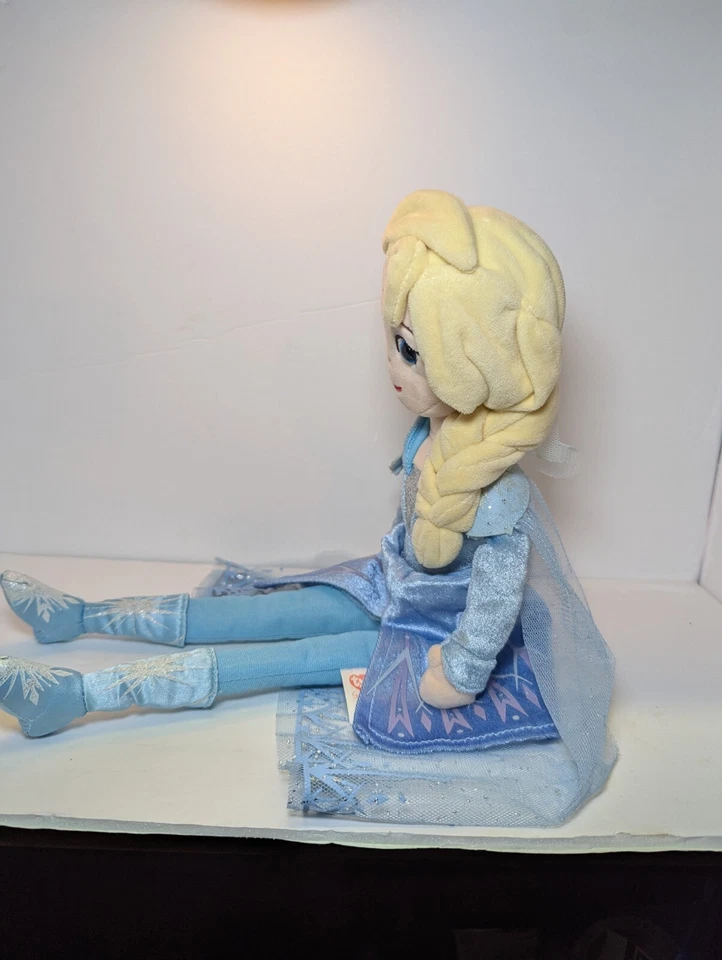 Disney Frozen 2 Elsa Sparkle TY 豆豆娃 16 英寸高 — 第 4/4 张图片