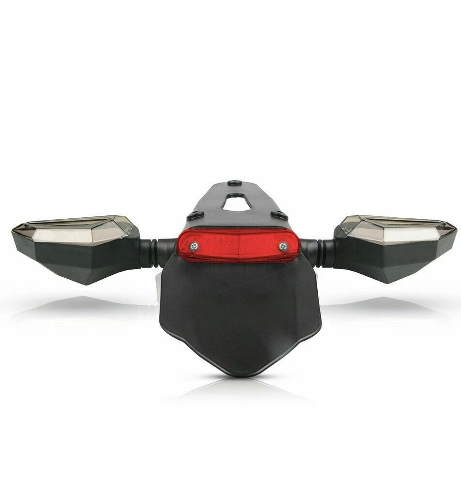 Luz LED de señal de giro trasera para guardabarros para Kawasaki KDX 200/220R/400/250/420 Foto 2 de 4