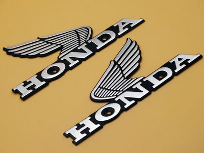 Motorcycle Metal Fuel Gas Tank Side Badge Screw Emblem For Honda Nighthawk Wings Ebay