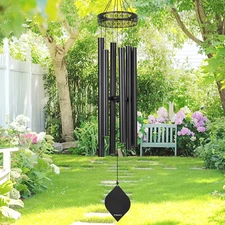 51” Metal Large Wind Chimes Clearance Deep Tone Wind Chimes for Patio Balcony