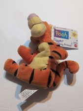 Disney Arcotoys Mattel Comp. Tigger Beanbag Friend 7" Plush Winnie-the-Pooh. NWT