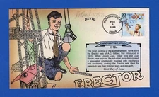 Scott 3183n Construction Toys 1910s CTC HP FDC by Bevil Main Lot 175 Made