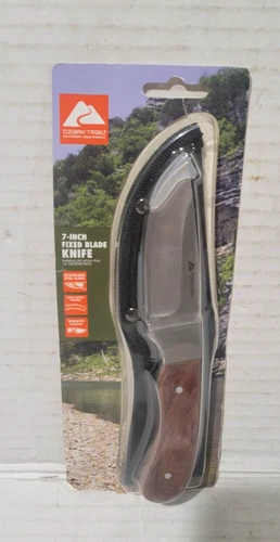 Ozark Trail 7" Fixed Blade Knife Stainless Steel Blade