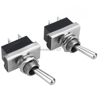 1 Pair  NEW Car Boat Marine Switches 12V 25A ON OFF Toggle Switch