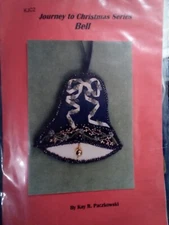 K. Paczkowski Journey to Christmas Silk ribbon embroidery & Beaded Bell kit