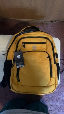 Polo Cavallo Backpack New with Tags USB ChargingPort Laptop School Travel Yellow