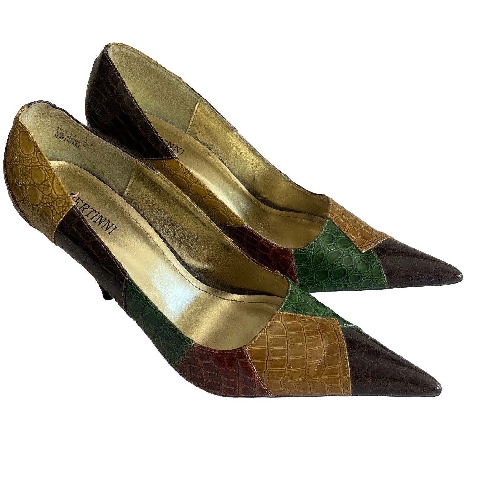 Bertinni Women’s Multicolor Patchwork Croc Emboss… - image 5