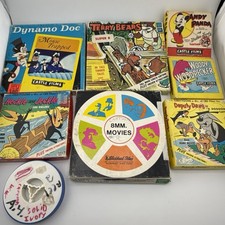Super 8mm Film Lot Cartoons Dynamo Doc Color Woody Wood Pecker Pluto Andy Panda