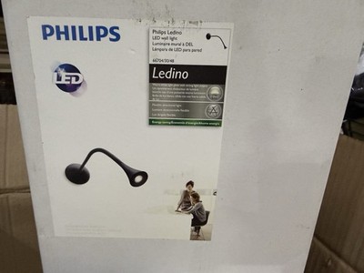 Philips Ledino LED Wall Light Black Indoor Flexible Directional Energy Saving
