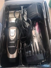 Sminiker Pet Hair Clipper Pro Grooming Kit Cordless Rechargeable Store Return 