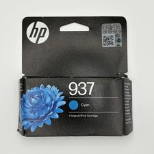 Genuine HP 937 Cyan Ink Cartridge - 4S6W2NE (Original) - EXP NOV 2027