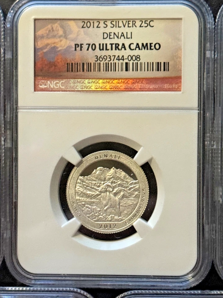 2012 S Proof Silver Proof Quarter Set NGC PF70 Ultra Cameo National Parks ER🔥! - Image 4 of 4