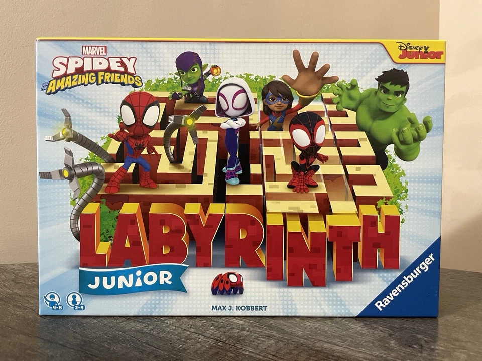 Spider-Man Labyrinth Junior Board Game Marvel Ravensburger Spidey 100% COMPLETE - Image 2 of 4