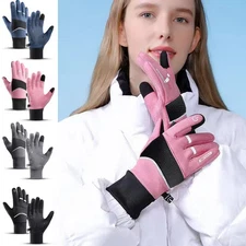  Winter Gloves Thermal Gloves Touch Screen Anti-Slip Grip for Cycling Driving US