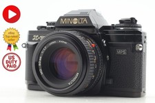 N MINT Minolta X-700 Black SLR 35mm Film Camera MD 50mm F/1.7 Lens From JAPAN
