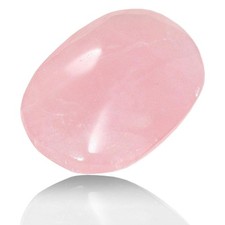 GOKTRO Rose Quartz Crystal Palm Stone - Pocket 2-2.4,
