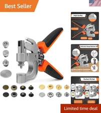Snap Button Kit with Pliers and Buttons