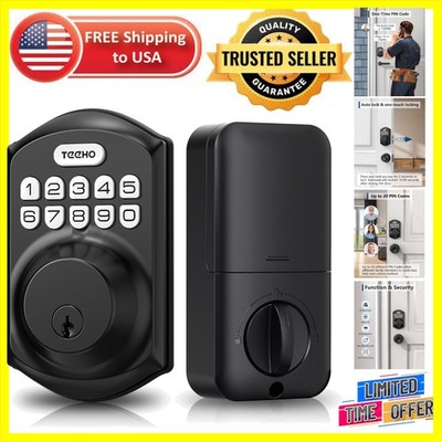 Home Security Made Easy: TE001 Keyless Deadbolt   Durable, User-Friendly Design