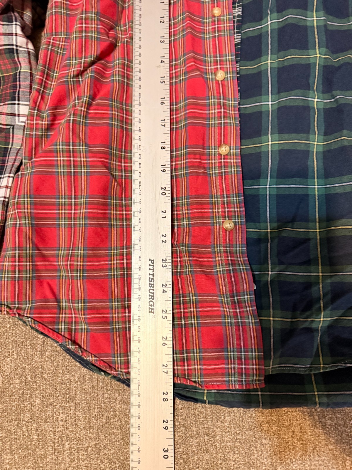 Ralph Lauren Patchwork Plaid Button Down Casual S… - image 3